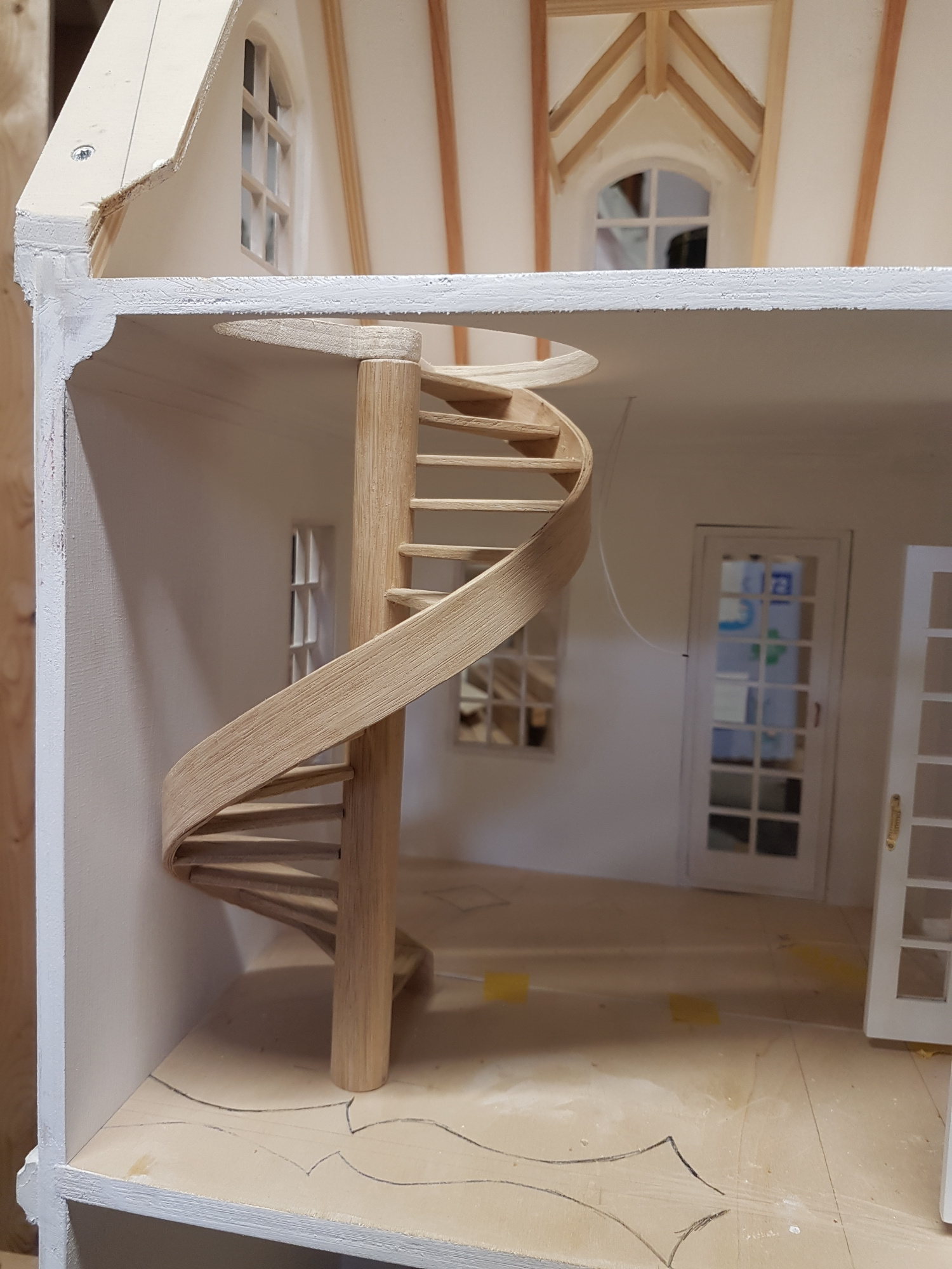 Wendeltreppe verleimen